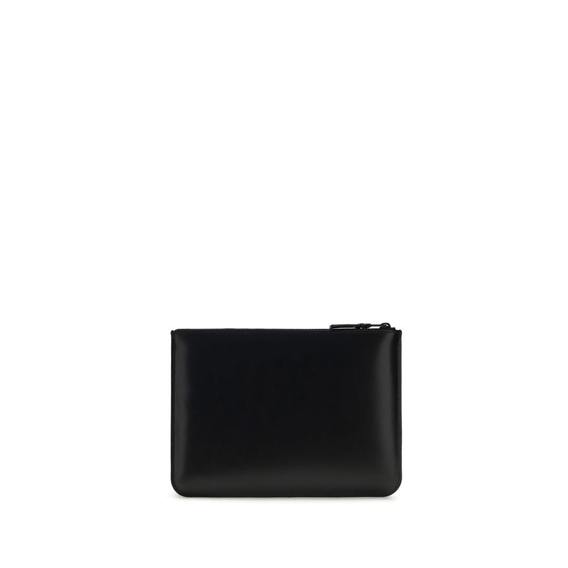 Comme Des Garçons Portefeuille Bos Taurus en cuir de veau noir