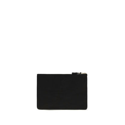 Comme Des Garçons Portefeuille Bos Taurus en cuir de veau noir