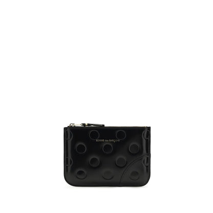 Comme Des Garçons Portefeuille Bos Taurus en cuir de veau noir