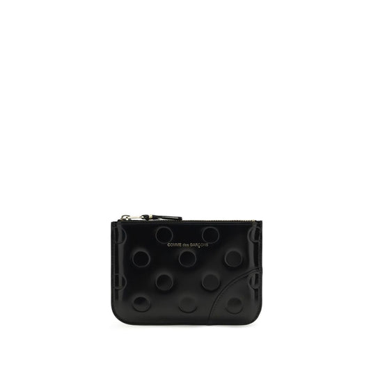 Comme Des Garçons Portefeuille Bos Taurus en cuir de veau noir