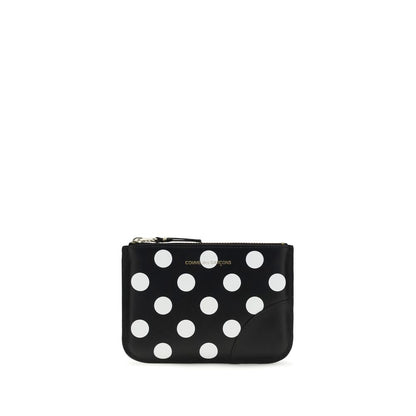 Comme Des Garçons Portefeuille Bos Taurus en cuir de veau noir