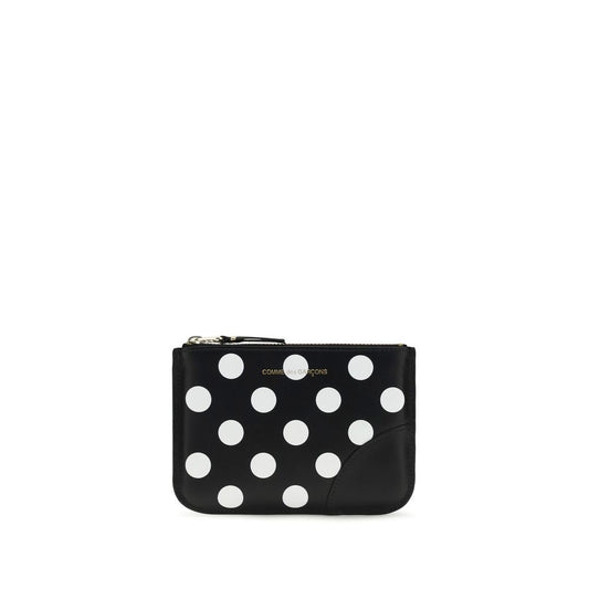 Comme Des Garçons Portefeuille Bos Taurus en cuir de veau noir