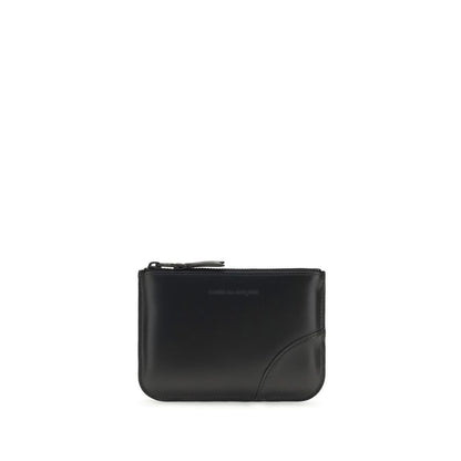 Comme Des Garçons Portefeuille Bos Taurus en cuir de veau noir