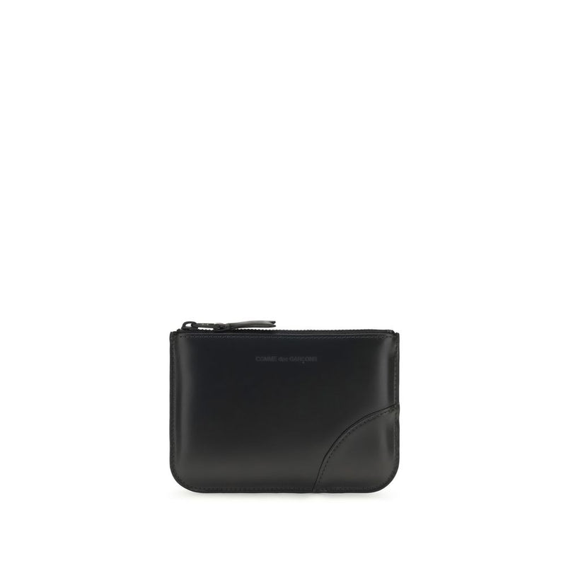 Comme Des Garçons Portefeuille Bos Taurus en cuir de veau noir