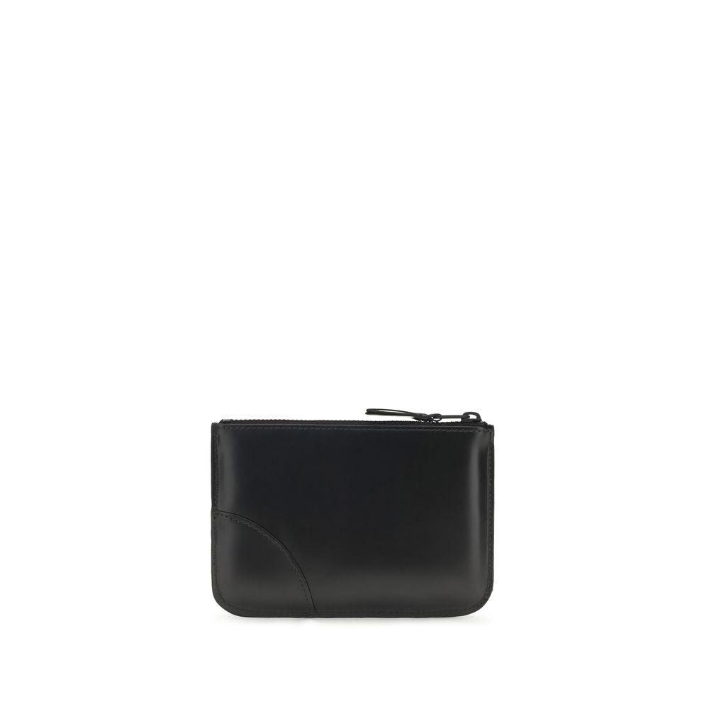 Comme Des Garçons Portefeuille Bos Taurus en cuir de veau noir