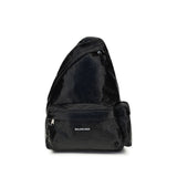 Sac à dos Balenciaga en nylon noir