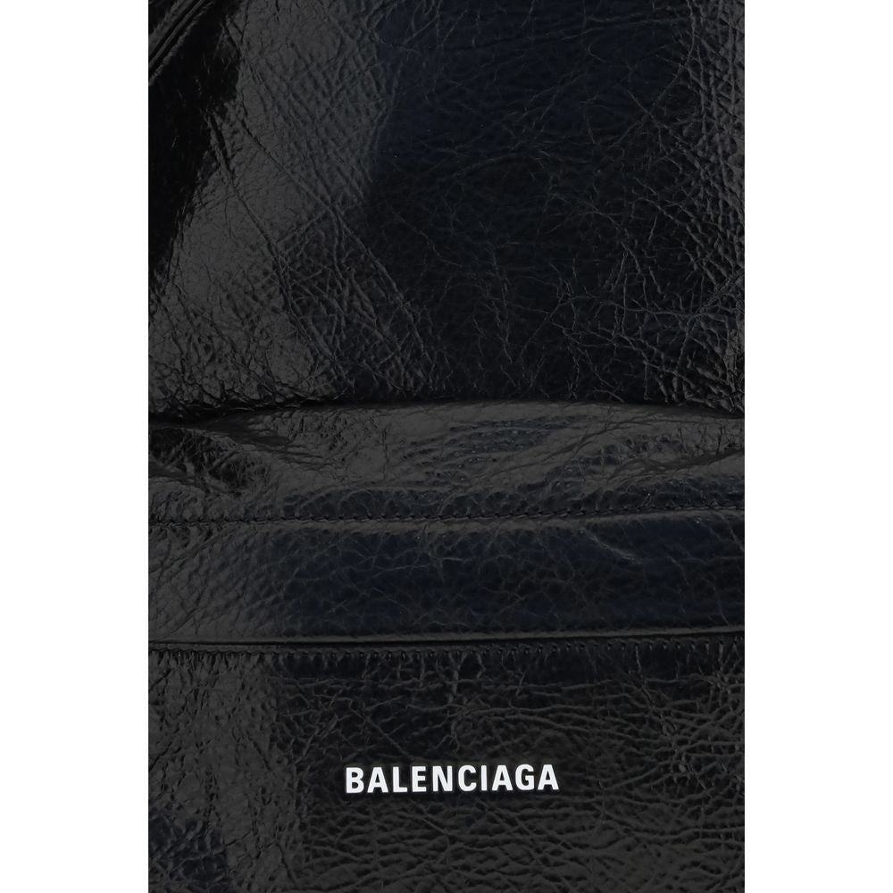 Sac à dos Balenciaga en nylon noir