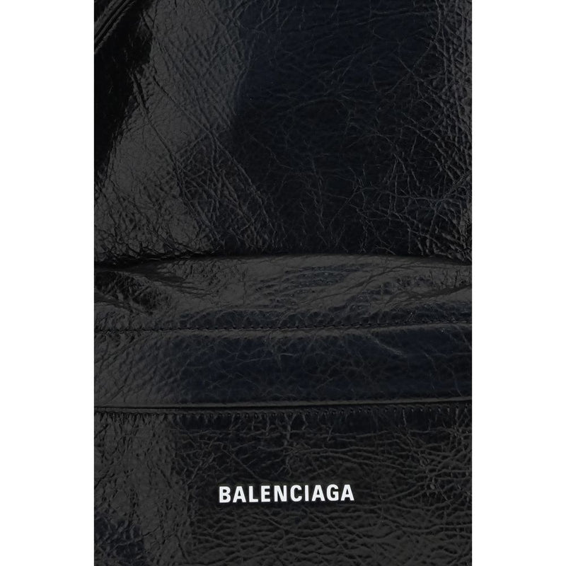 Sac à dos Balenciaga en nylon noir