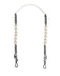 Dolce & Gabbana White Leather Silver Chain Bag Accessory Shoulder Strap