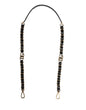 Dolce & Gabbana Black Leather Gold Chain Bag Accessory Shoulder Strap
