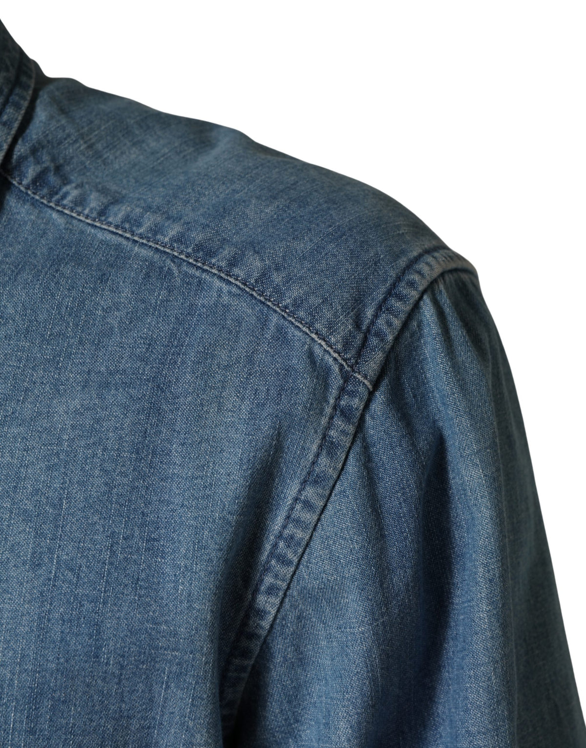 Chemise décontractée en jean slim Dolce & Gabbana en coton stretch bleu