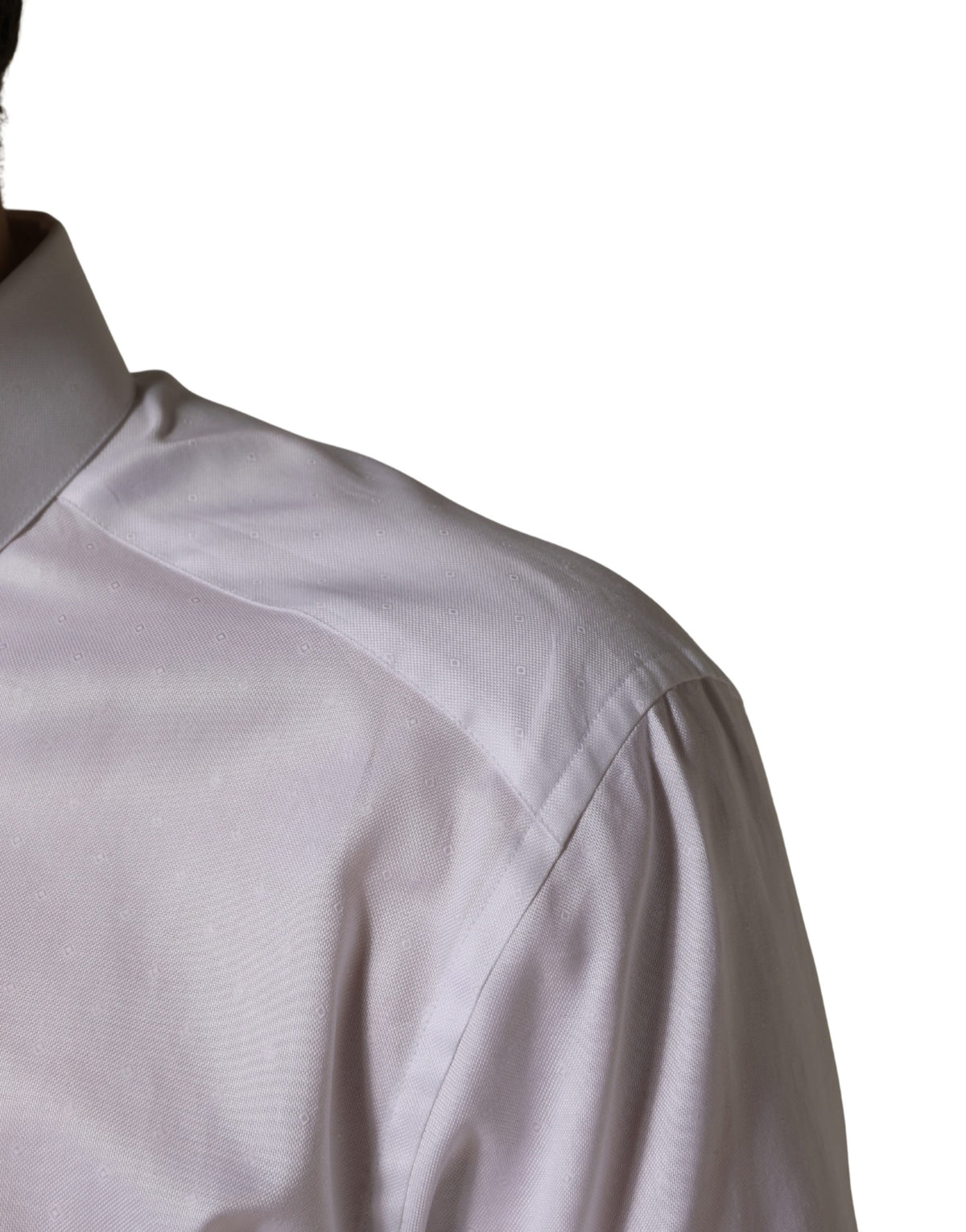 Chemise Dolce & Gabbana en Coton Blanc à Manches Courtes et Boutons