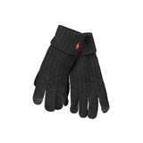 Gants en Laine Noire Ralph Lauren pour Homme