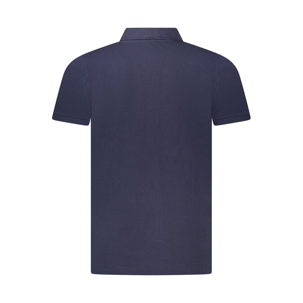 Polo en Coton Bleu pour Hommes - Norway 1963