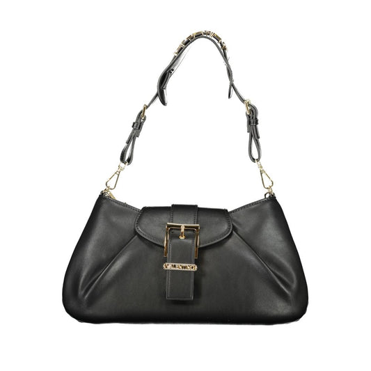 Mario Valentino Black Polyurethane Women's Handbag