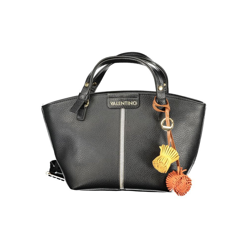 Mario Valentino Black Polyurethane Women's Handbag