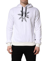 Sweat à capuche blanc à motif Sacré-Cœur de Dolce &amp; Gabbana