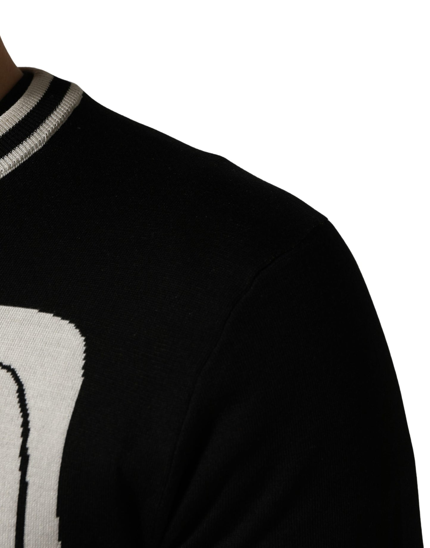 Pull ras du cou Dolce & Gabbana Homme King Of Hearts Noir