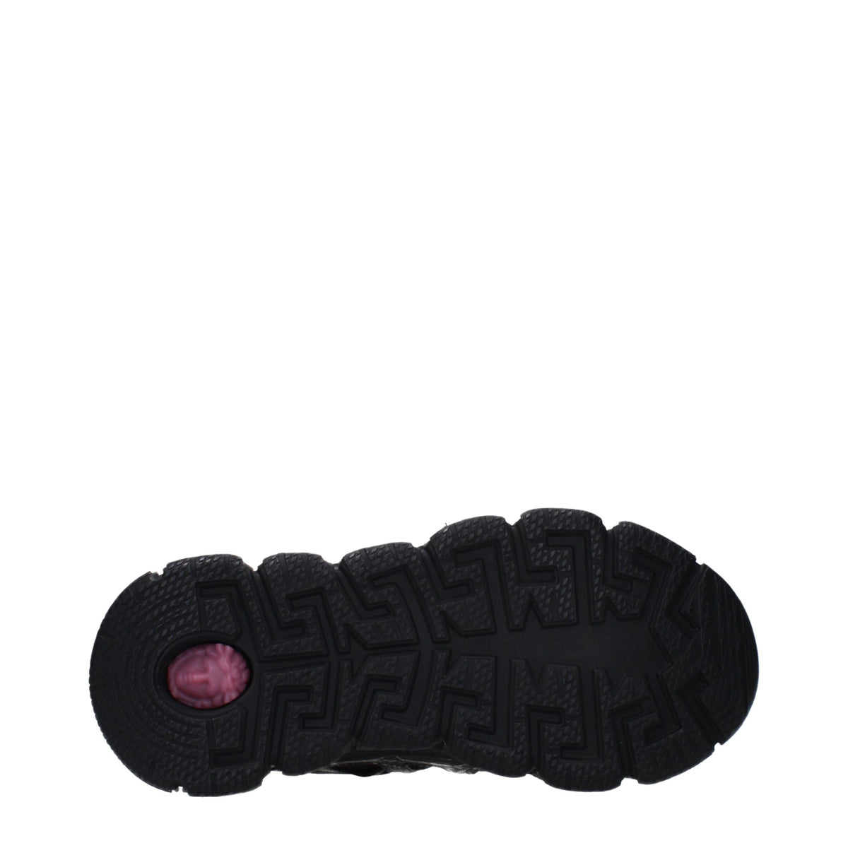 Versace Black Fabric Athletic Sneakers for Women