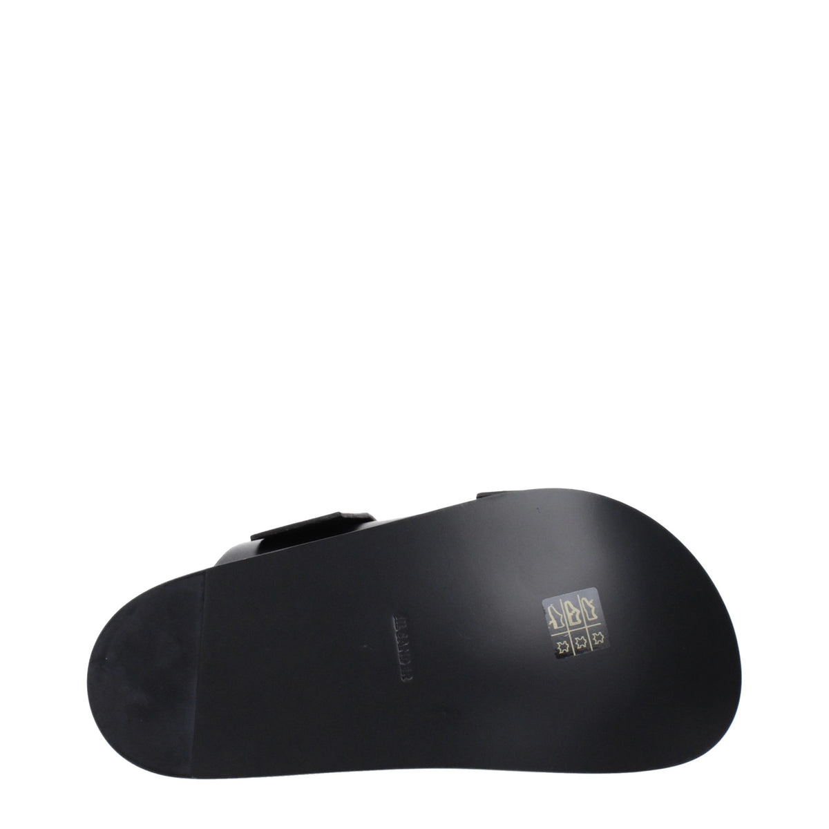Jil Sander Black Leather Slippers for Women