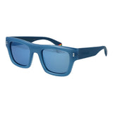 Lunettes de soleil Polaroid bleues en plastique