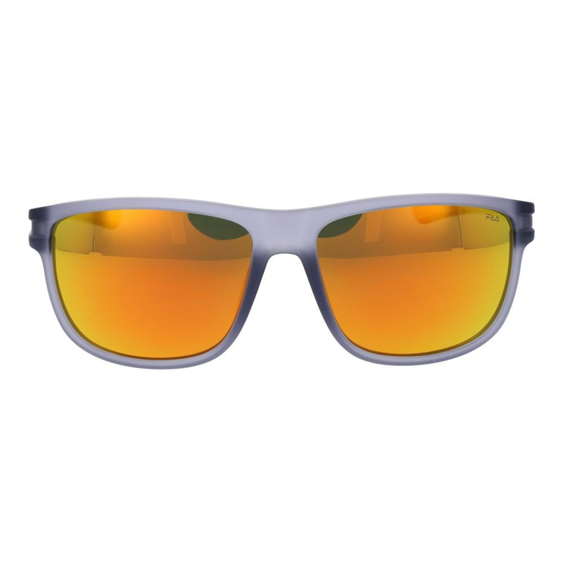 Lunettes de soleil Fila grises en plastique pour homme