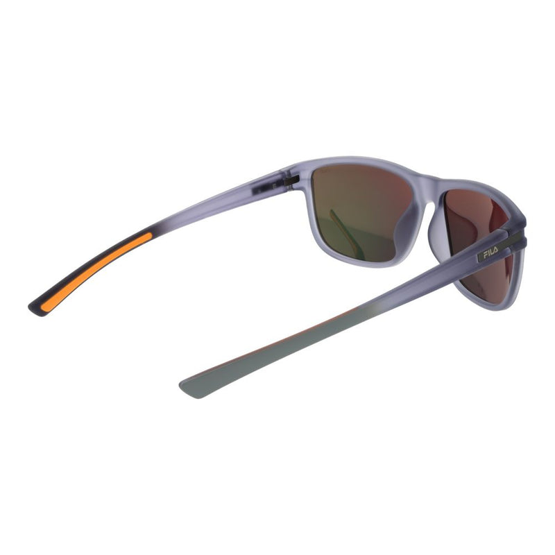 Lunettes de soleil Fila grises en plastique pour homme