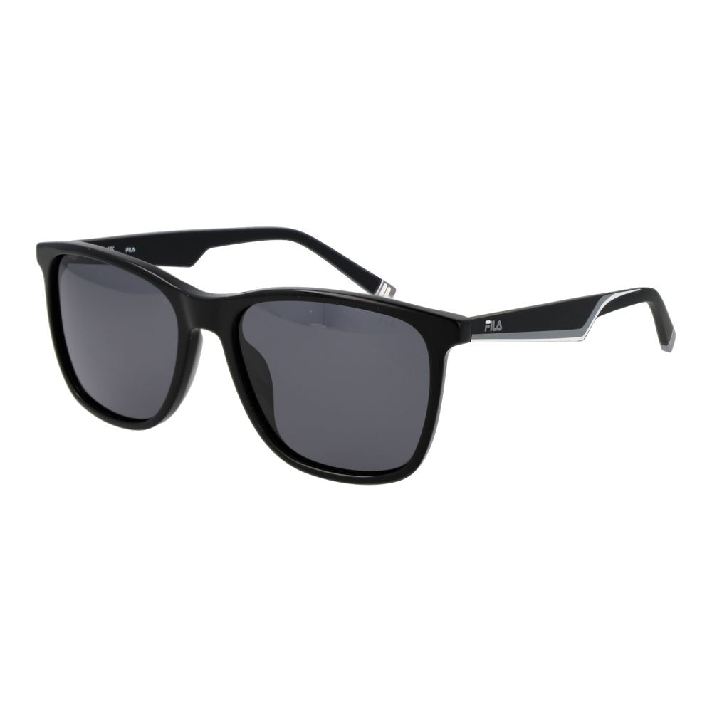 Lunettes de soleil en plastique noires Fila