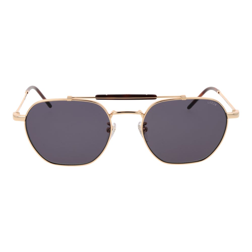Lunettes de soleil en métal doré Lozza