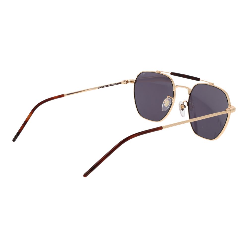 Lunettes de soleil en métal doré Lozza