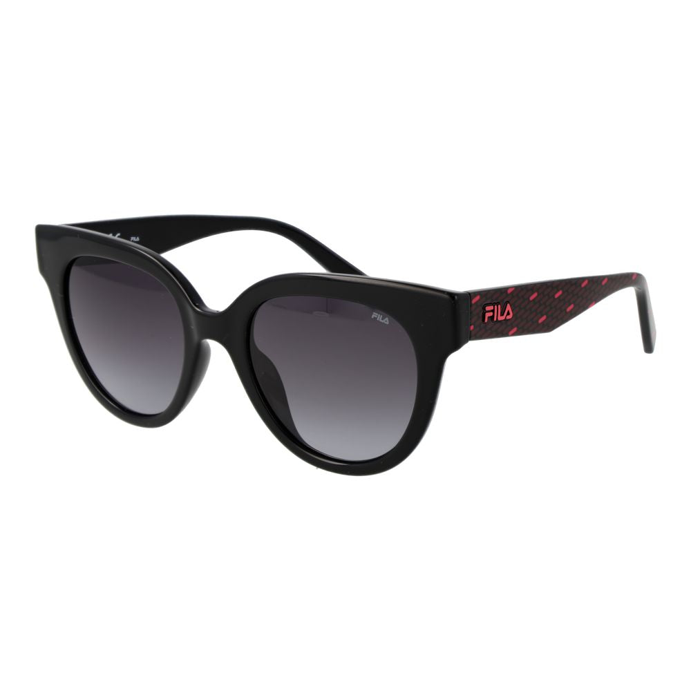 Fila Black Plastic Cat Eye Sunglasses - Stylish UV Protection