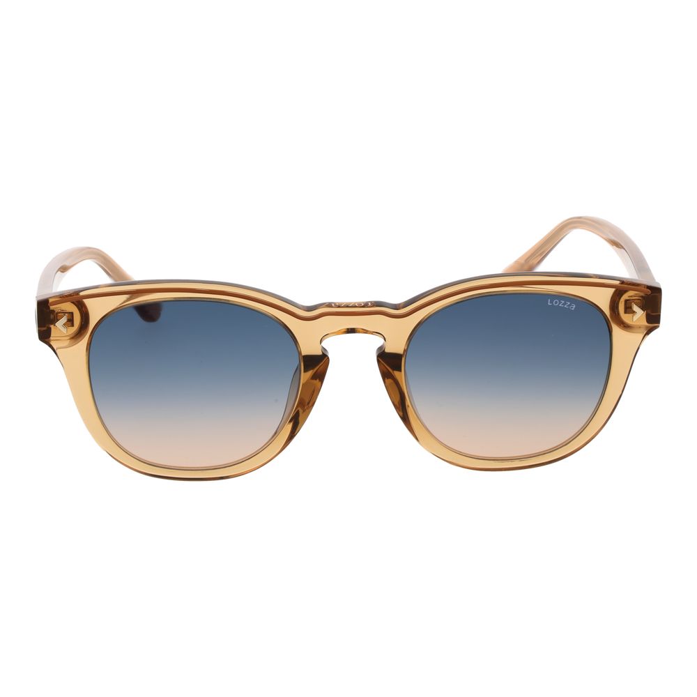 Lunettes de soleil en plastique beige Lozza