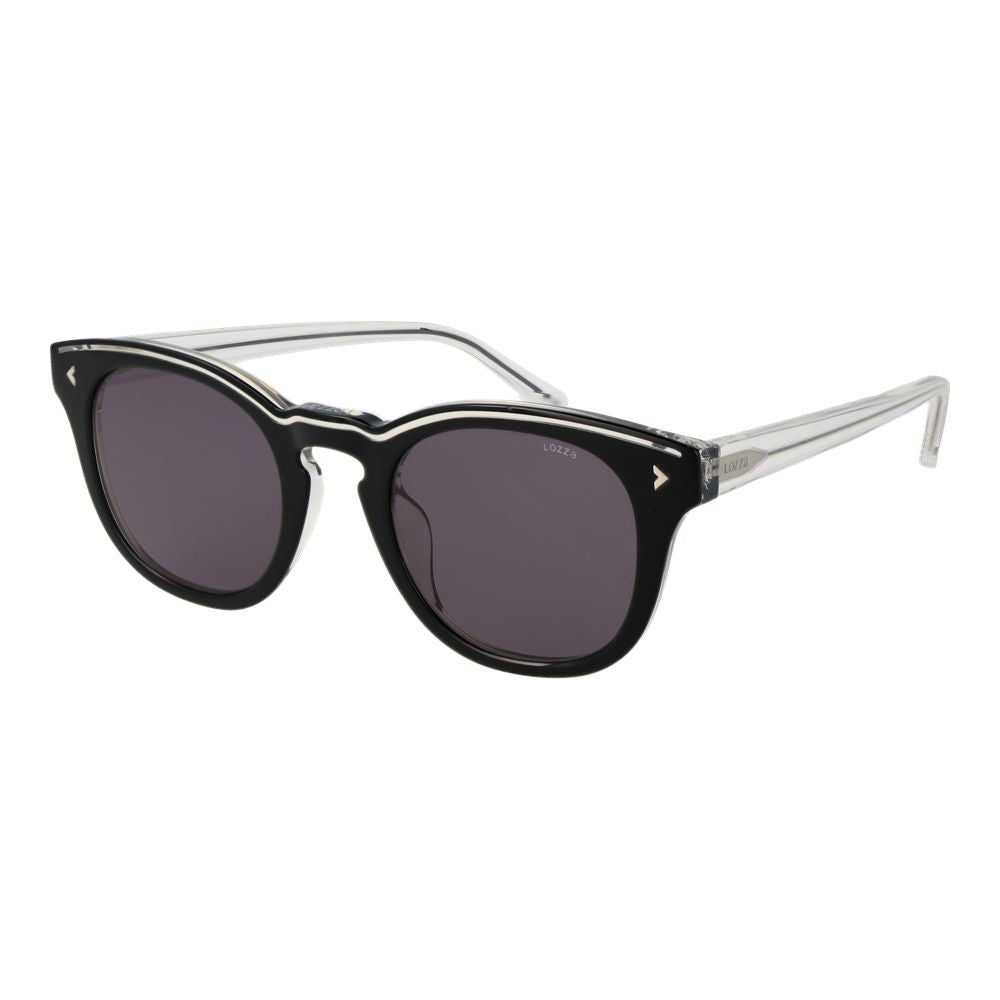 Lozza Black Plastic Sunglasses - Unisex Stylish Eyewear