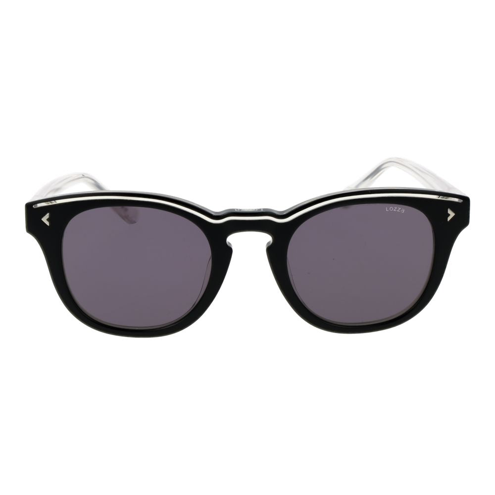 Lozza Black Plastic Sunglasses - Unisex Stylish Eyewear