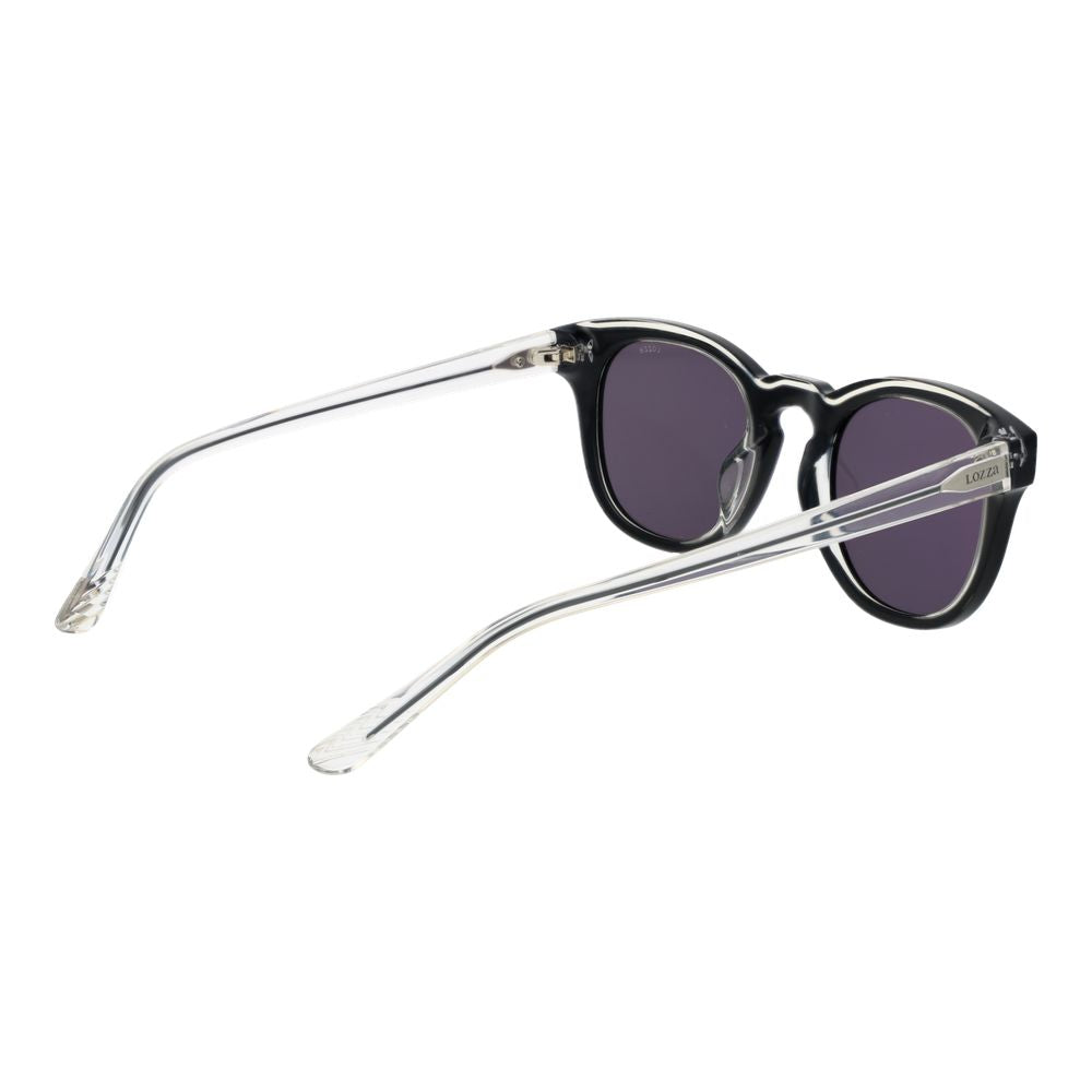 Lozza Black Plastic Sunglasses - Unisex Stylish Eyewear