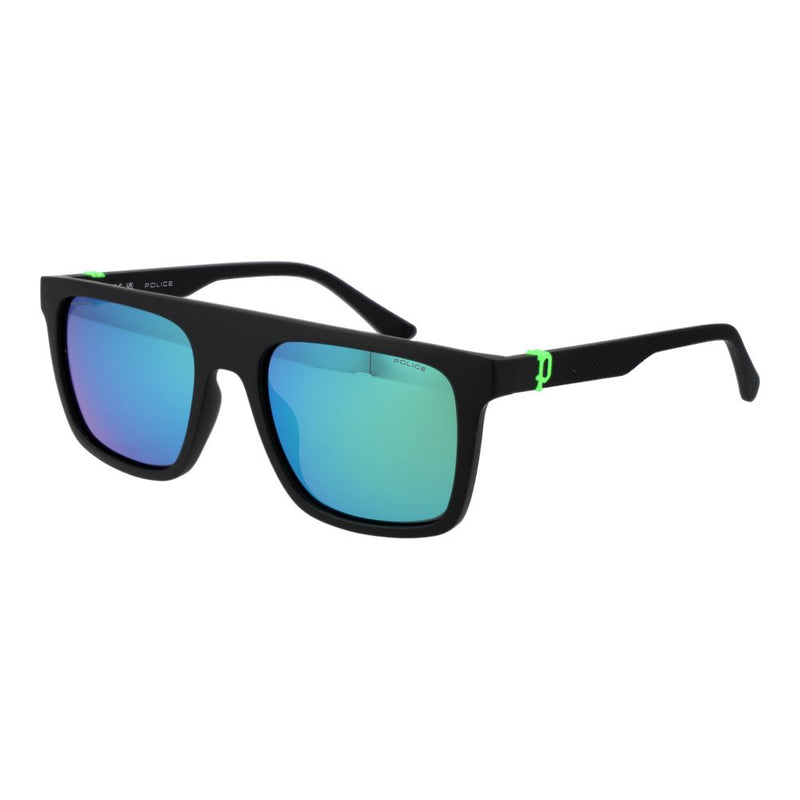 Lunettes de soleil en plastique noires Police