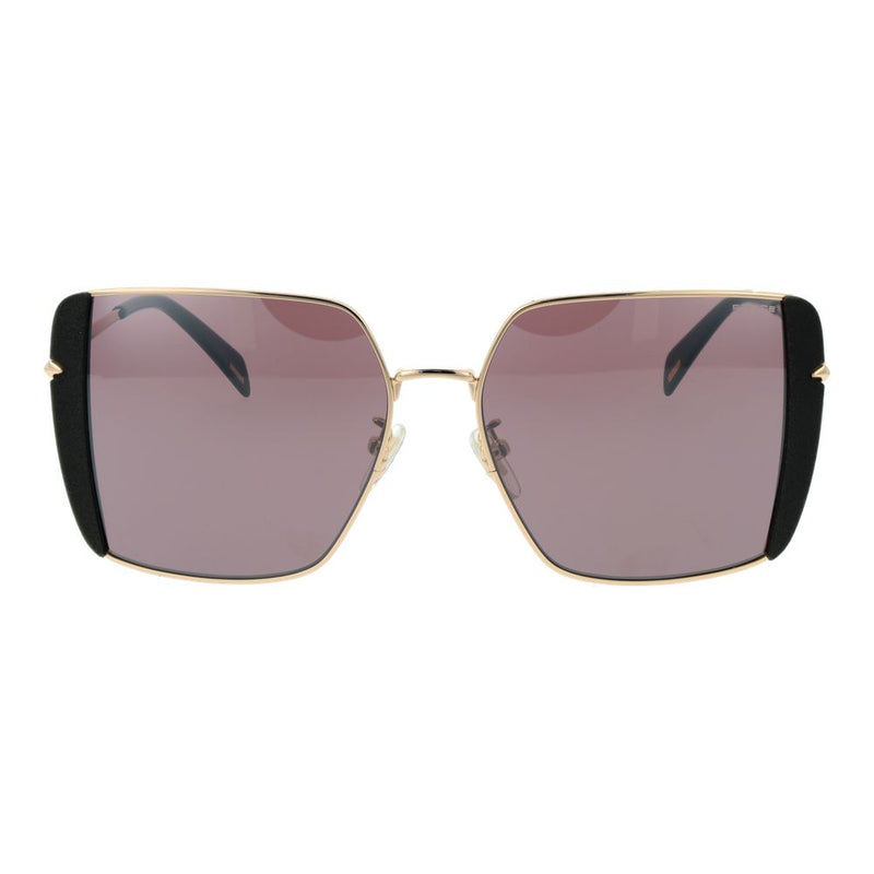 Lunettes de Soleil en Métal Doré Police pour Femmes - Élégantes et Protectrices