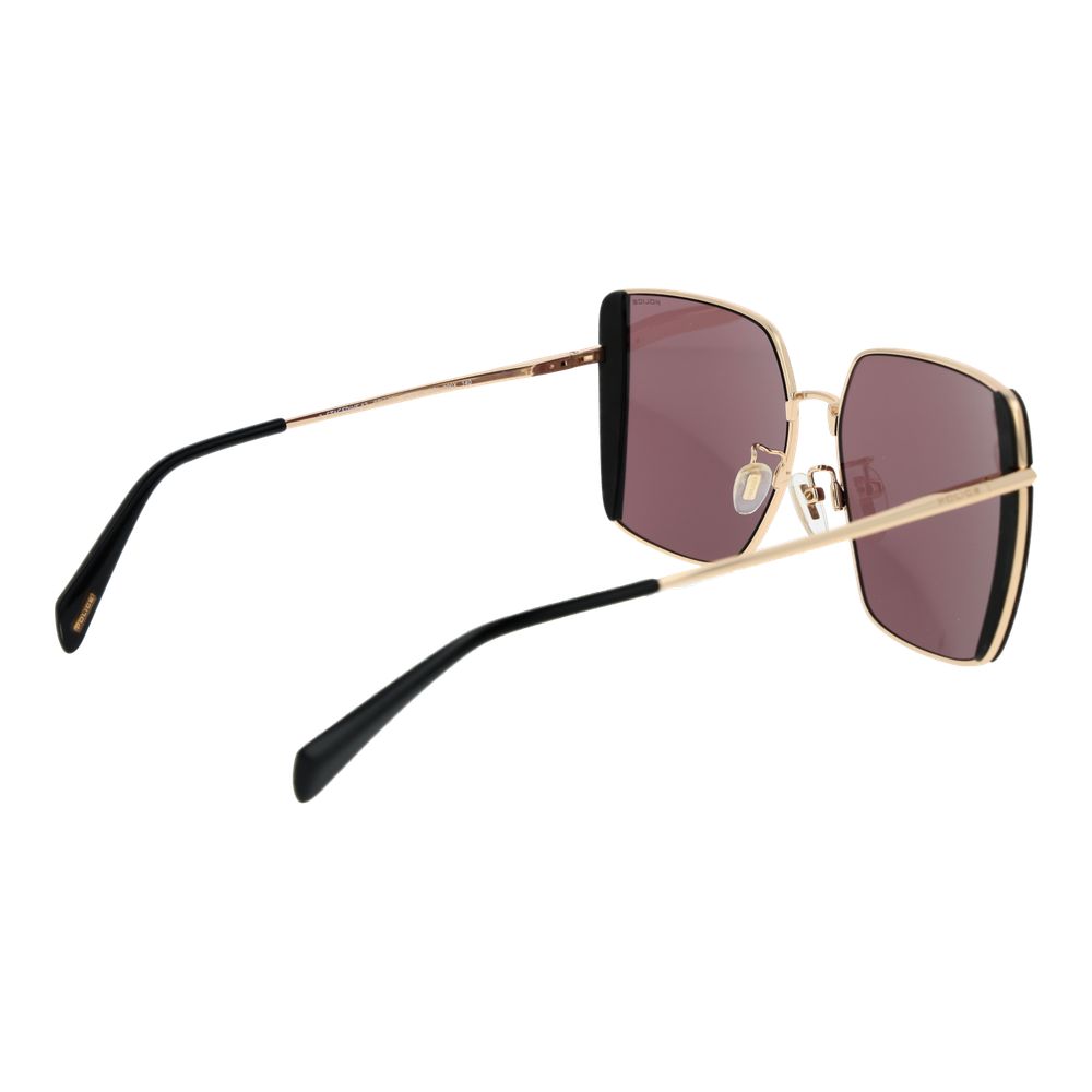 Lunettes de Soleil en Métal Doré Police pour Femmes - Élégantes et Protectrices