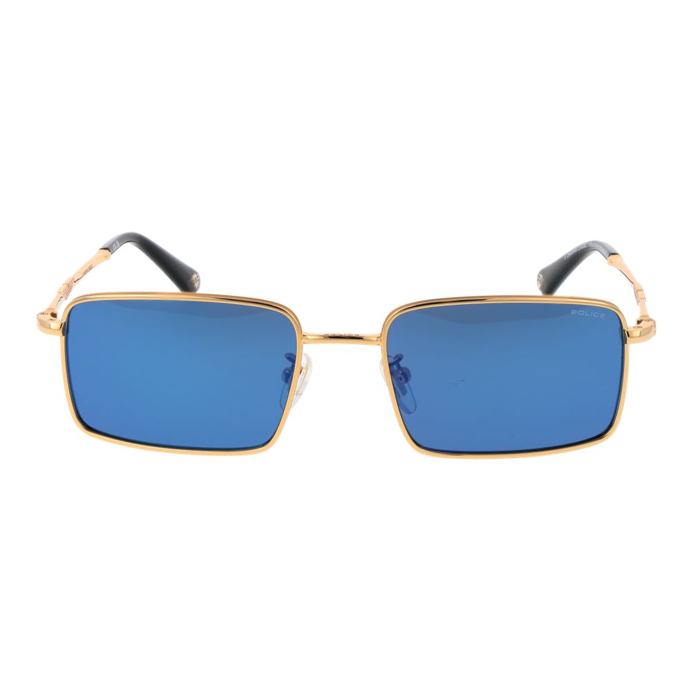 Lunettes de soleil en métal doré Police