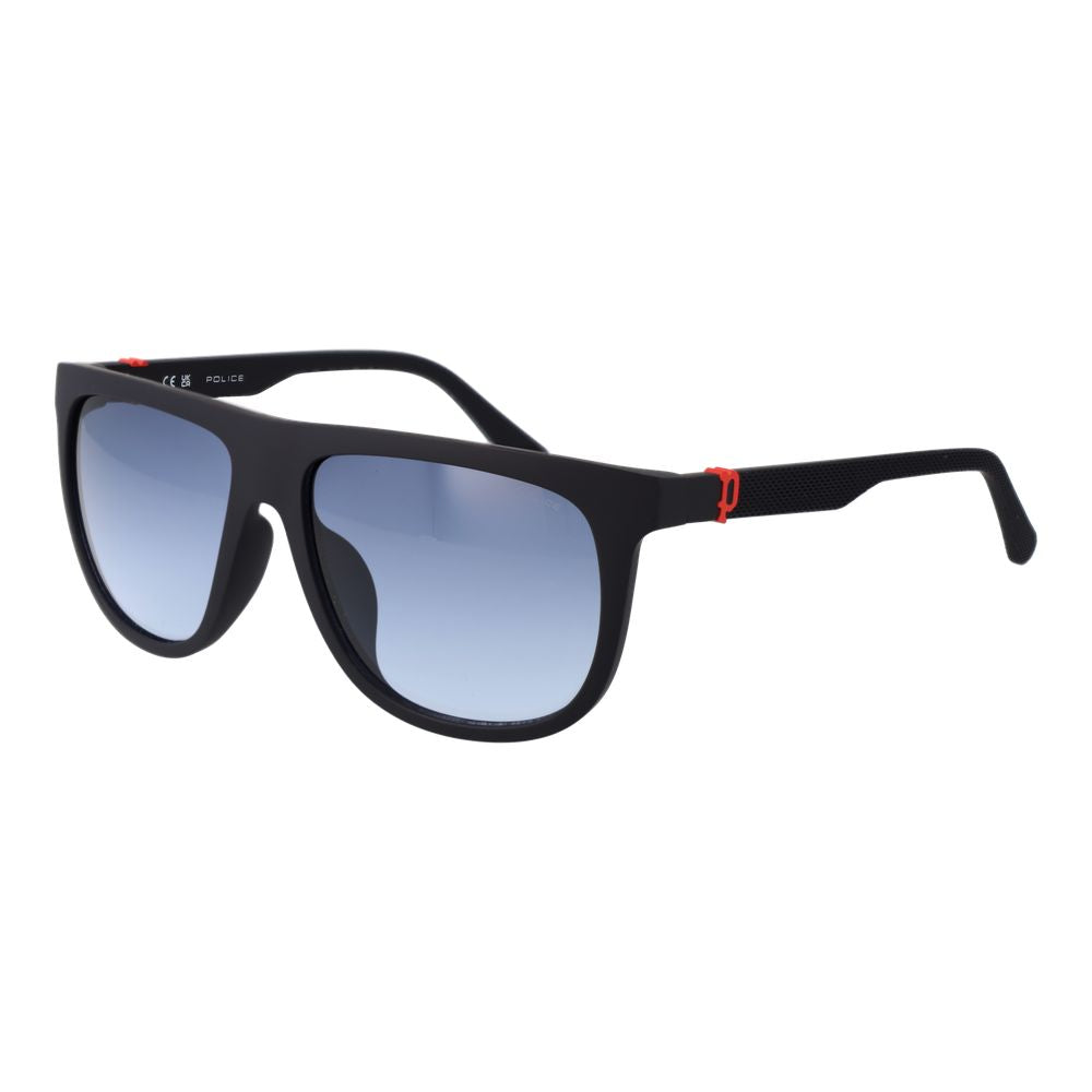 Lunettes de soleil en plastique noires Police