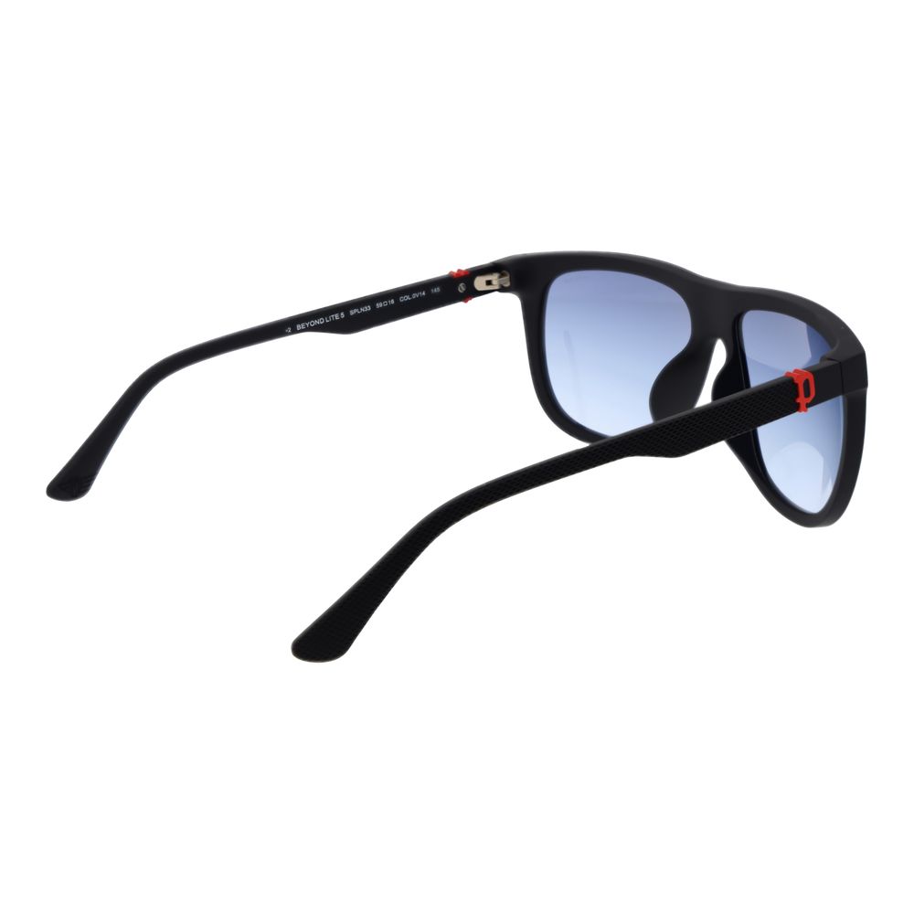 Lunettes de soleil en plastique noires Police