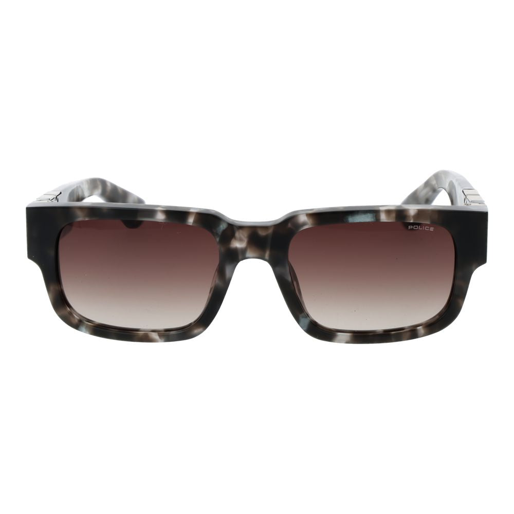 Police Gray Cellulose Acetate Sunglasses - Unisex Style