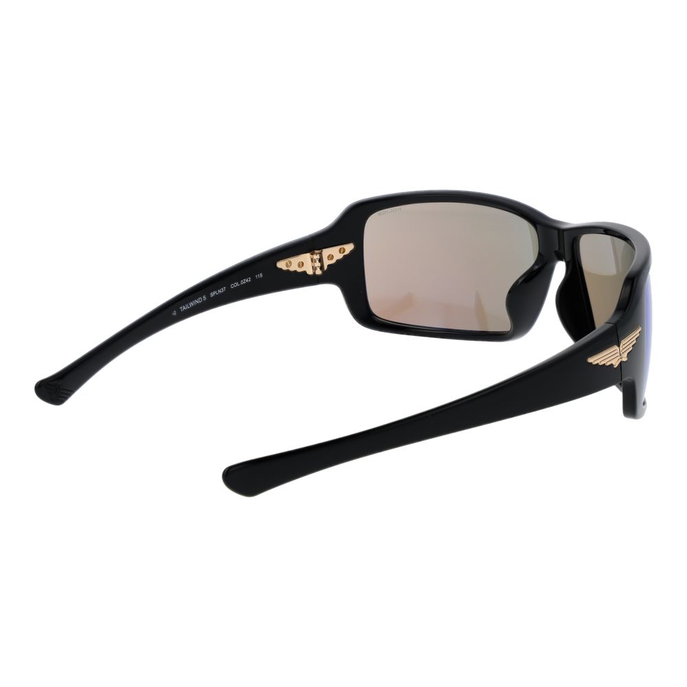 Lunettes de soleil noires en plastique Police