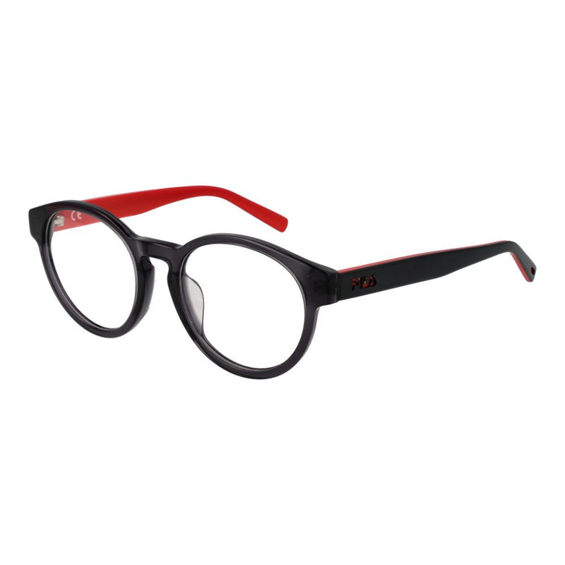 Fila Black Unisex Glasses Frame - Stylish Panto Design