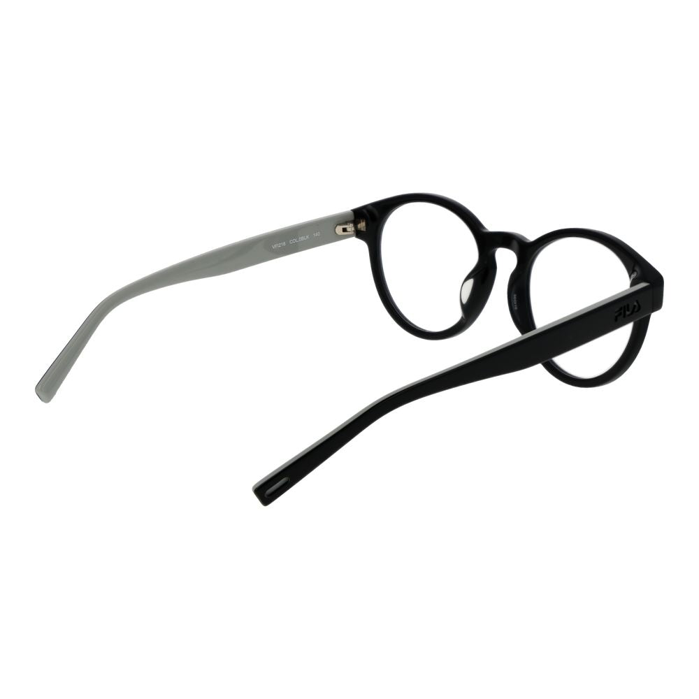 Fila Black Unisex Glasses Frame - Trendy Panto Style