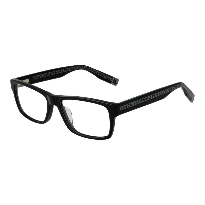 Fila Black Men Glasses Frame - Stylish Rectangle Design