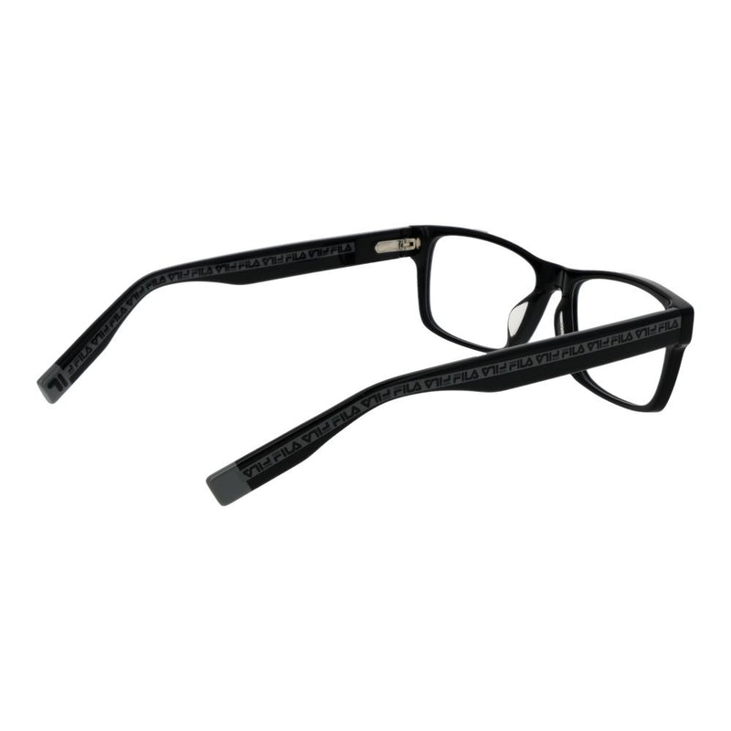 Fila Black Men Glasses Frame - Stylish Rectangle Design