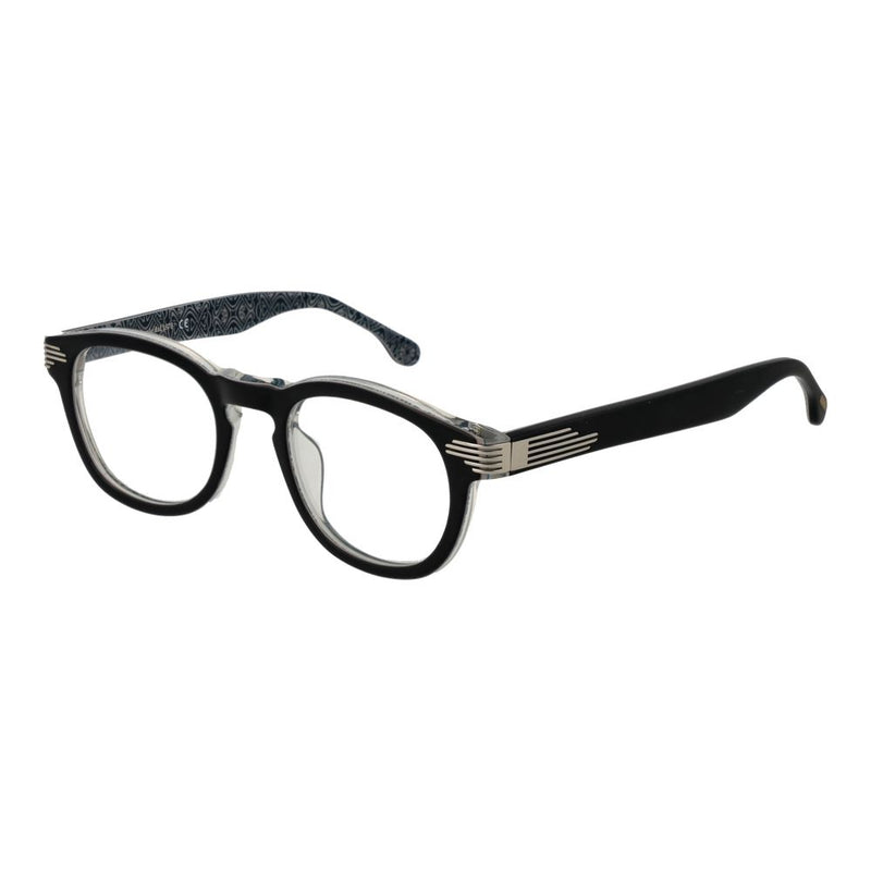 Lozza Black Unisex Glasses Frame - Durable and Stylish Eyewear