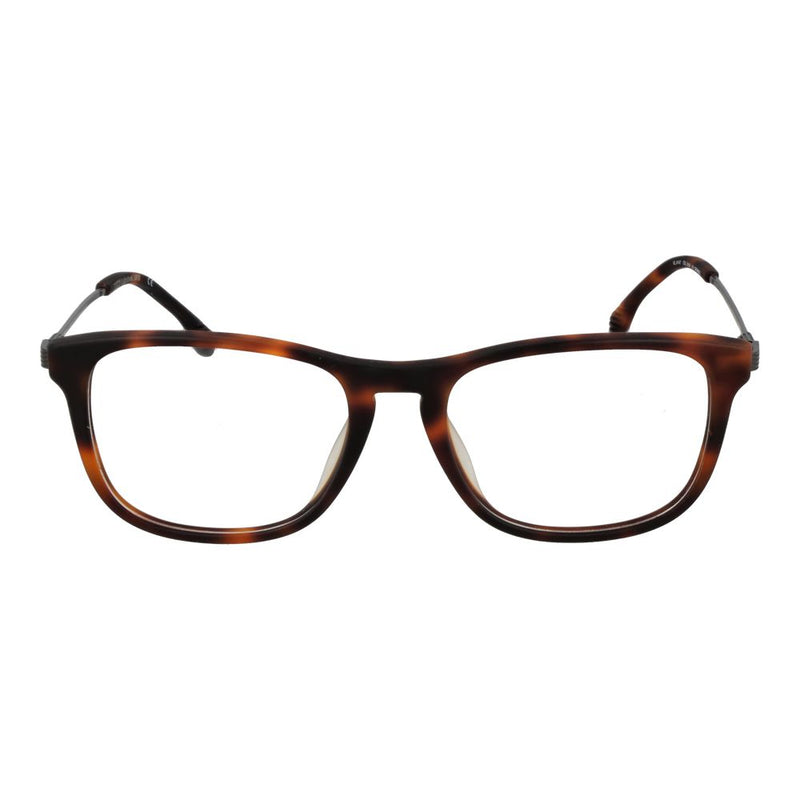Lozza Brown Men's Glasses Frame - Stylish Rectangle Design