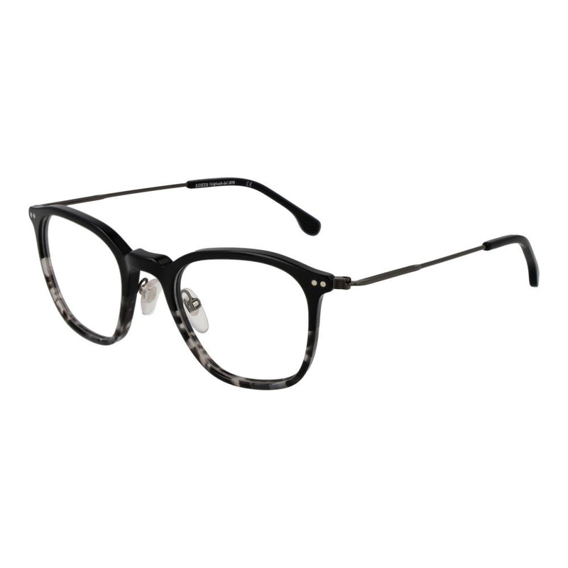 Lozza Black Unisex Glasses Frame - Elegant and Durable Eyewear